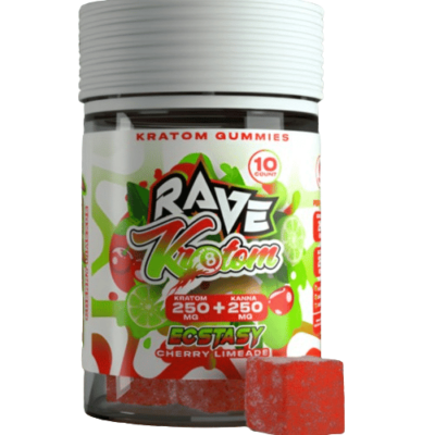 Ecstasy (Kratom + Kanna) Rave Kratom - Kratom Extract Gummies