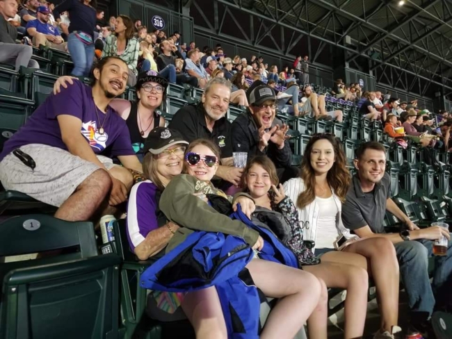 Rockies game with the Mile High Crew!